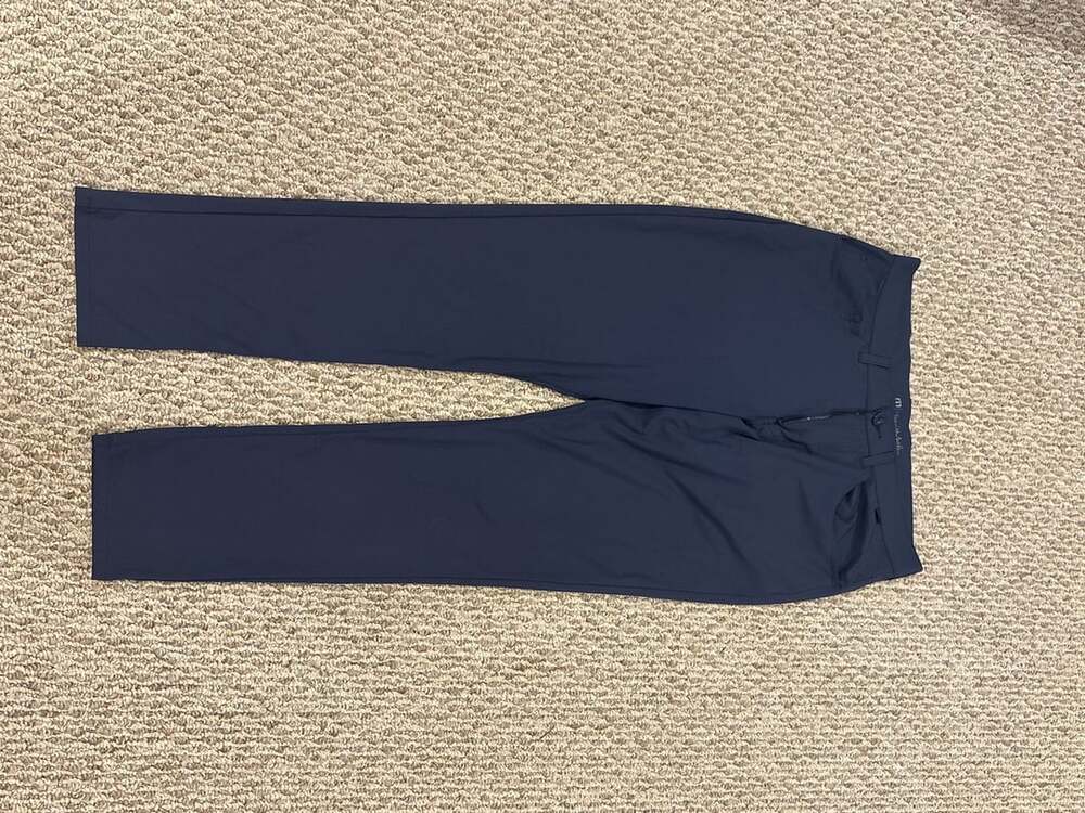 TravisMathew Men's Performance Golf Pants Navy Blue